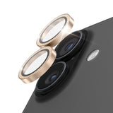 PanzerGlass iPhone 17 / 16 / 16 Plus Hoops Kameralinsebeskyttelse med Installasjonsramme - Glitter Gull