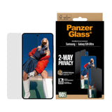 Samsung Galaxy S26 Ultra PanzerGlass 2-Way Privacy Skjermbeskyttelse med EasyAligner - Gjennomsiktig