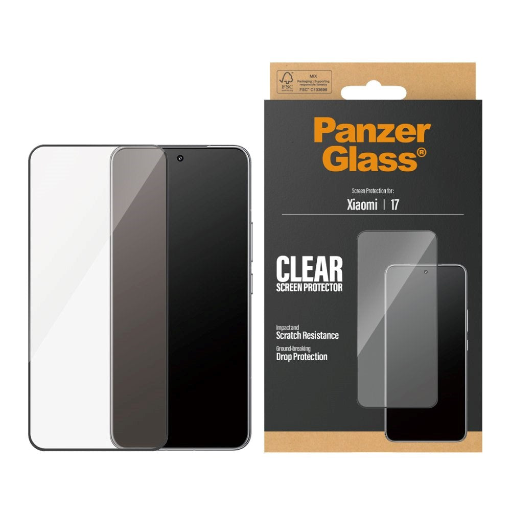 Xiaomi 17 PanzerGlass Skjermbeskyttelsesglass - Ultra Wide Fit - Gjennomsiktig