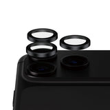 iPhone 18 Pro / Pro Max PanzerGlass Ceramic Hoops Kameralinsebeskyttelse med Monteringsramme - Svart