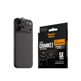 iPhone 18 Pro / Pro Max PanzerGlass Ceramic Hoops Kameralinsebeskyttelse med Monteringsramme - Svart
