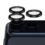 PanzerGlass iPhone 17 Pro / 17 Pro Max / 16 Pro / 16 Pro Max Ceramic Hoops Kameralinsebeskyttelse med Monteringsramme - Svart