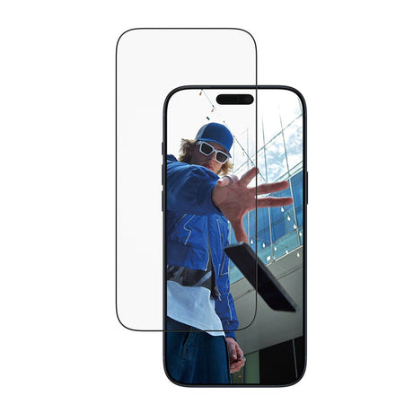 PanzerGlass iPhone 17 Pro Max Skjermbeskytterglass med EasyAligner - Ultra Wide Fit - Gjennomsiktig