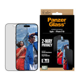PanzerGlass iPhone Air 2-Way Privacy Skjermbeskyttelse - Ultra-Wide Fit - Gjennomsiktig