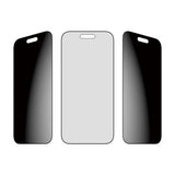 PanzerGlass iPhone Air 2-Way Privacy Skjermbeskyttelse - Ultra-Wide Fit - Gjennomsiktig