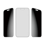 PanzerGlass iPhone 17 Pro Max 2-Way Privacy Skjermbeskyttelse - Ultra-Wide Fit - Gjennomsiktig
