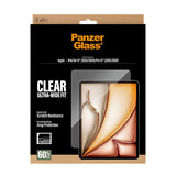 PanzerGlass iPad Air 13" (2026 / 2025 / 2024) / Pro 13" (2025 / 2024) Skjermbeskyttelsesglass m. Installasjonsramme - Ultra-Wide Fit - Gjennomsiktig