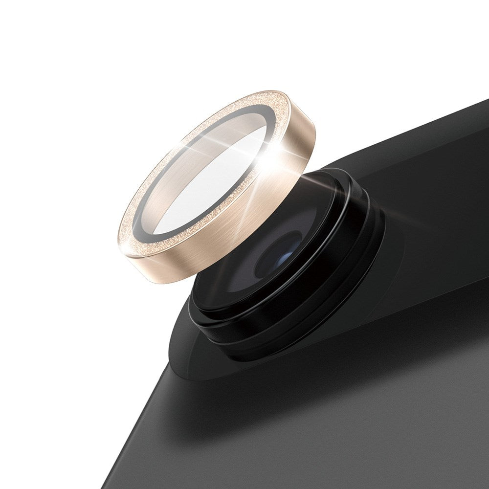 PanzerGlass iPhone Air Hoops Kameralinsebeskyttelse med Installasjonsramme - Glitter Gull