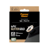 PanzerGlass iPhone Air Hoops Kameralinsebeskyttelse med Installasjonsramme - Glitter Gull