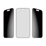 PanzerGlass iPhone 17 / 16 Pro 2-Way Privacy Skjermbeskyttelse - Ultra-Wide Fit - Gjennomsiktig