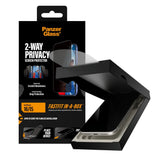 iPhone 16 / 15 PanzerGlass 2-Way Privacy Skjermbeskyttelse med FastFit In-A-Box - Gjennomsiktig