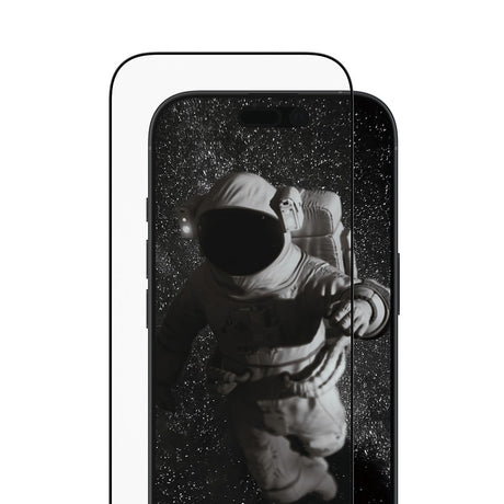 PanzerGlass iPhone 17 / 16 Pro Ceramic Skjermbeskyttelse med EasyAligner - Ultra Wide Fit - Gjennomsiktig