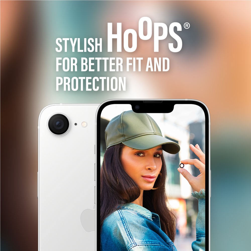 iPhone 17e / 16e PanzerGlass Hoops - Kamerabeskyttelse - Gjennomsiktig