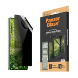 Samsung Galaxy S25 Ultra PanzerGlass Eco Matrix 4-Way Privacy Skjermbeskyttelse Ultra Wide Fit - Aligner Kit - Platinum Strength - Gjennomsiktig