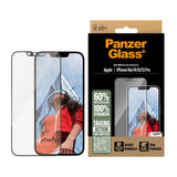 PanzerGlass® Skjermbeskytter - Ultra-Wide Fit for iPhone 17e / 16e / 14 / 13 / 13 Pro med EasyAligner - Gjennomsiktig