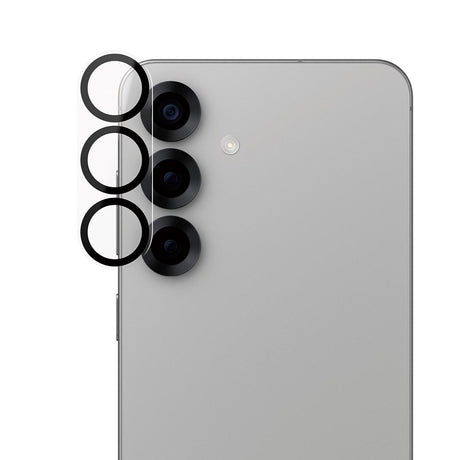 Samsung Galaxy S25 PanzerGlass PicturePerfect - Kamerabeskyttelse - Platinum Strength - Gjennomsiktig / Svart