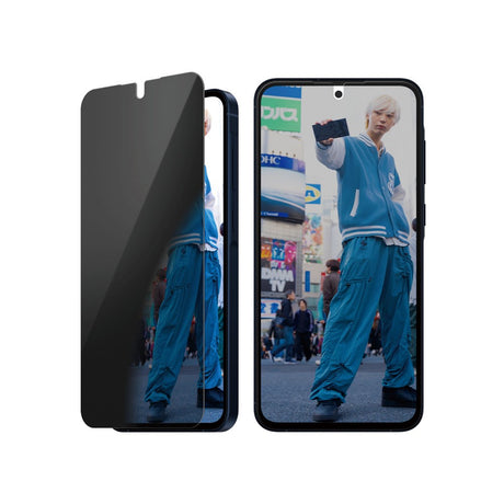 Samsung Galaxy A56 (5G) PanzerGlass Ultra Wide Fit Privacy Skjermbeskyttelse m. EasyAligner - Gjennomsiktig