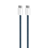 Puro Flettet USB-C Kabel – 1,5m, 60W og 480Mbps Dataoverføring - Mørkeblått