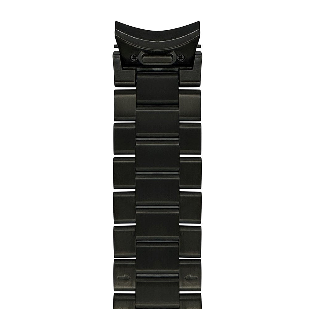 Samsung Galaxy Watch (4/4 Classic/5/5 Pro/6/6 Classic/7) PURO Rustfritt Stål Rem - Svart