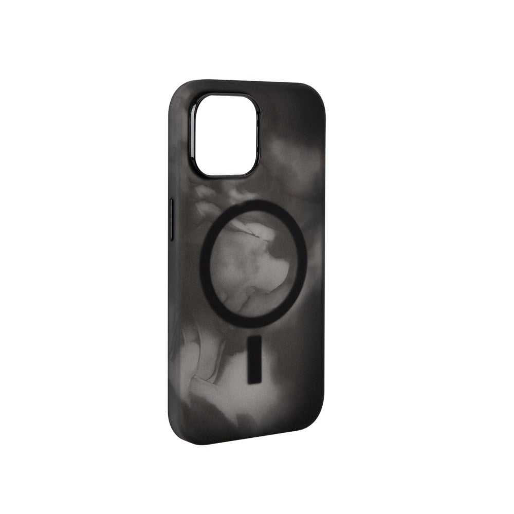 iPhone 15 Puro AQUA Fleksibelt Plast Deksel - MagSafe Kompatibel - Svart