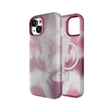 iPhone 15 Puro AQUA Fleksibelt Plast Deksel - MagSafe Kompatibel - Rosa