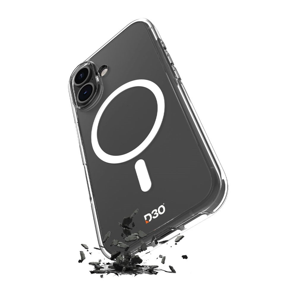 iPhone 17 PURO IMPACT CLEAR Hybrid Deksel - MagSafe Kompatibel - Gjennomsiktig