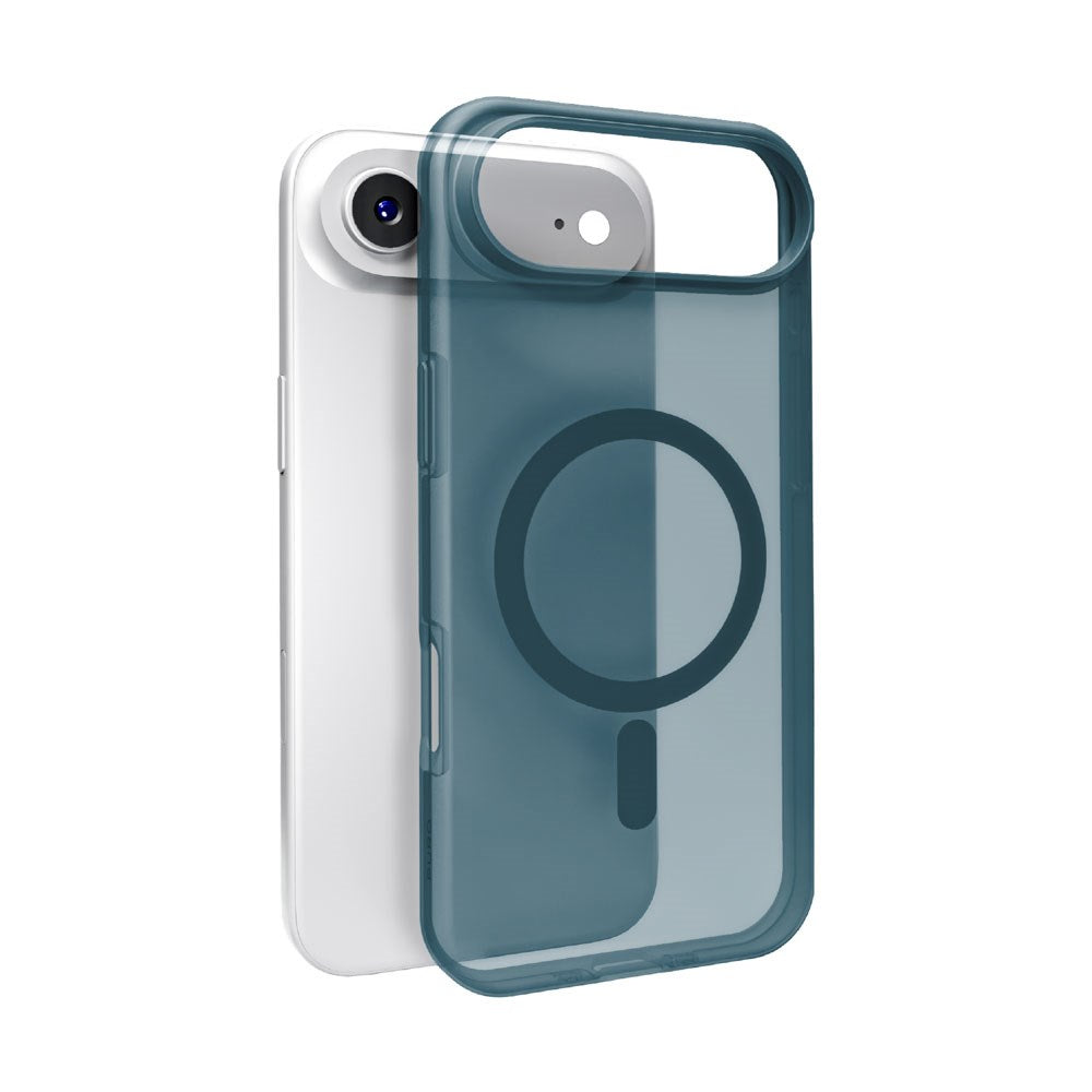 iPhone Air PURO DAYLIGHT Silikon Deksel - MagSafe Kompatibel - Gjennomsiktig / Mørkegrønn