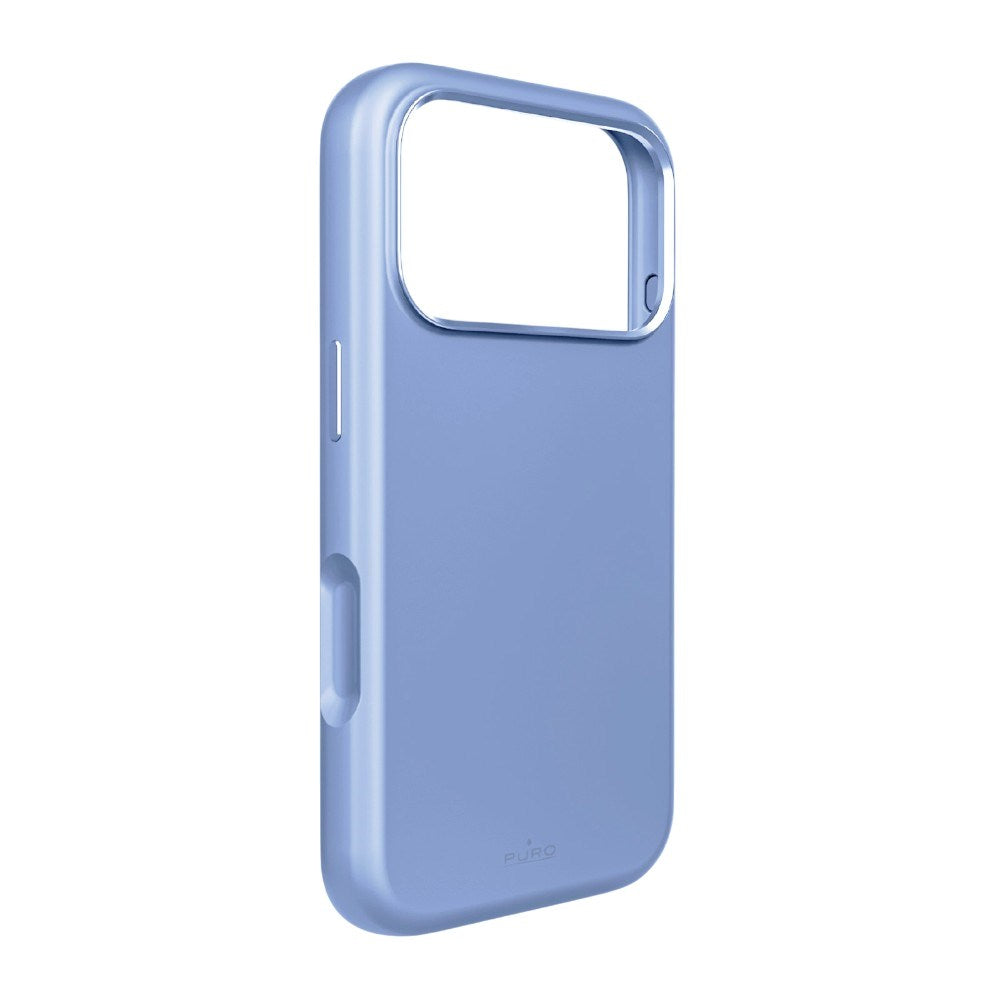 iPhone 18 Pro PURO ICON MAG PRO Silikon Deksel - MagSafe Kompatibel - Lyseblå