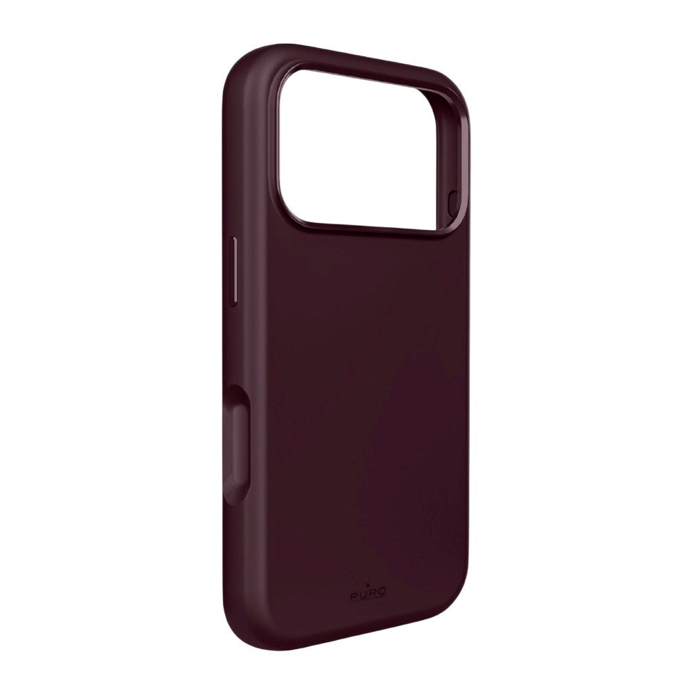 iPhone 18 Pro PURO ICON MAG PRO Silikon Deksel - MagSafe Kompatibel - Bordeaux