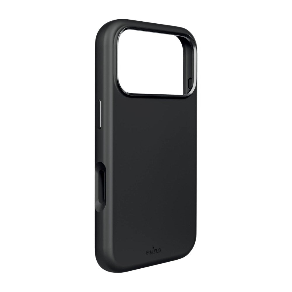 iPhone 18 Pro PURO ICON MAG PRO Silikon Deksel - MagSafe Kompatibel - Svart