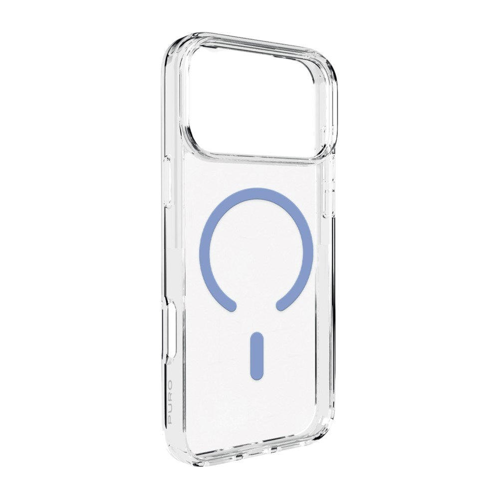 iPhone 18 Pro PURO LITE MAG Hybrid Deksel - MagSafe Kompatibel - Gjennomsiktig / Lys Lilla