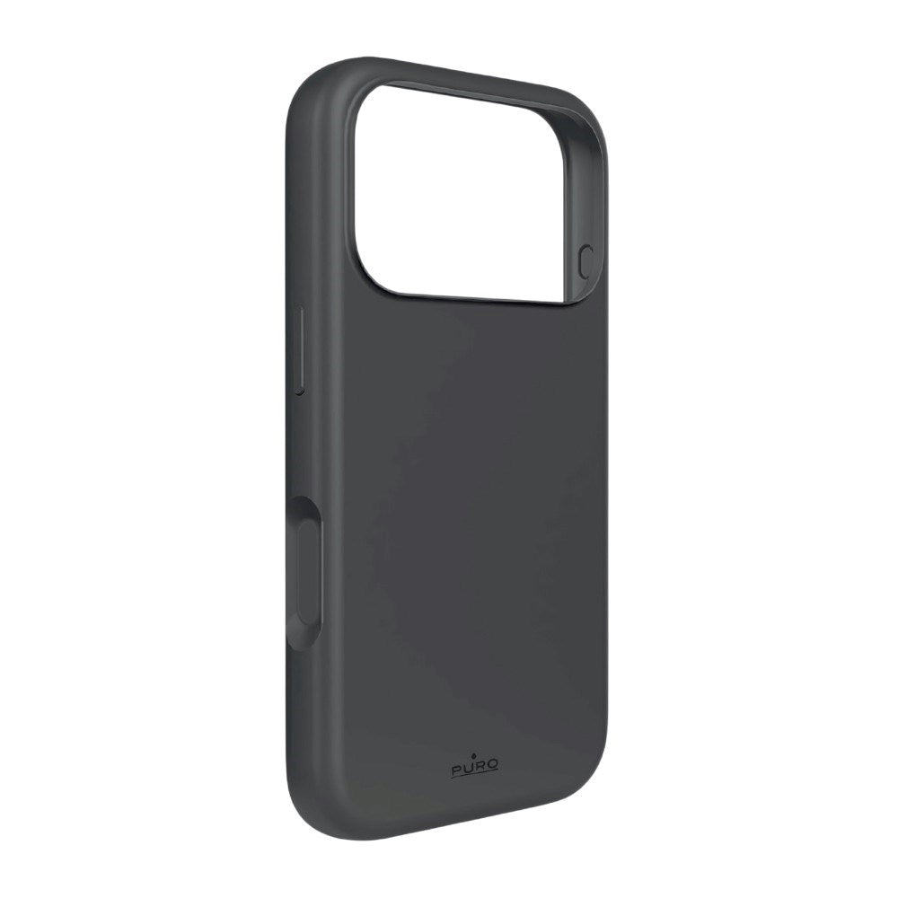 iPhone 18 Pro Max PURO ICON MAG Silikon Deksel - MagSafe Kompatibel - Svart