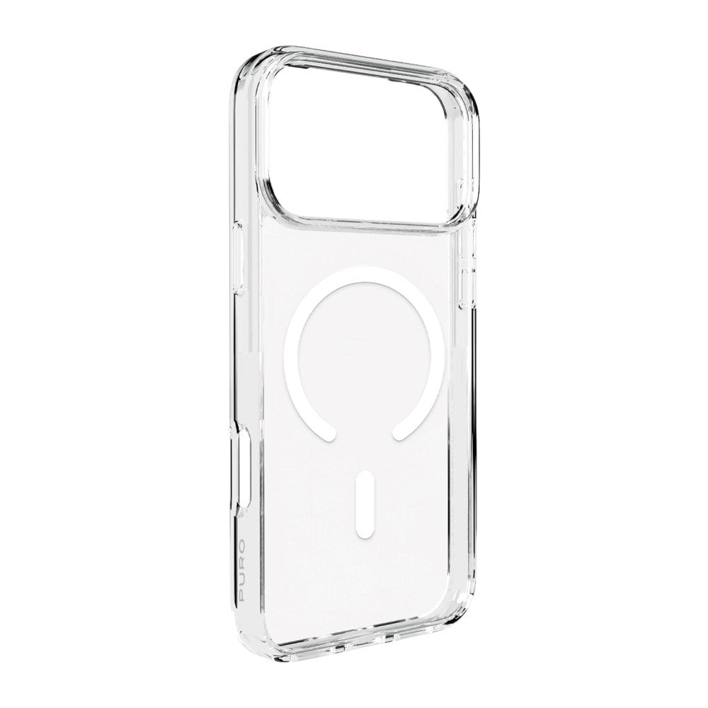 iPhone 18 Pro Max PURO LITE MAG Hybrid Deksel - MagSafe Kompatibel - Gjennomsiktig / Hvit
