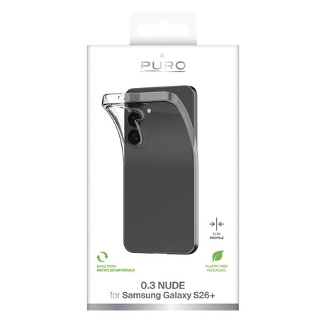 Samsung Galaxy S26+ (Plus) PURO NUDE Ultra Slim Deksel 0.3mm - Gjennomsiktig