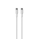 PURO Soft USB-C til USB-C Kabel 1.5m - Hvit