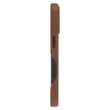 Dbramante1928 iPhone 16 Roskilde Deksel - 100 % Ekte Skinn - MagSafe-Kompatibel - Dark Tan