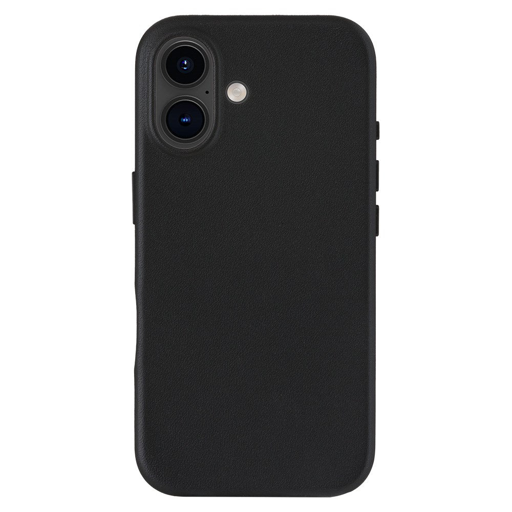 Dbramante1928 iPhone 16 Roskilde Deksel - 100 % Ekte Skinn- MagSafe-Kompatibel - Svart