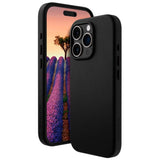 Dbramante1928 iPhone 16 Pro Roskilde Deksel - 100 % Ekte Skinn - MagSafe-Kompatibel - Svart