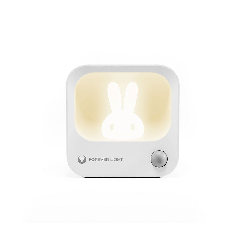 Forever LED Kanin Nattlampe - Hvit
