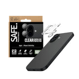 Safe by PanzerGlass iPhone 17 / 16 / 16 Plus Kameralinsebeskyttelse - Gjennomsiktig / Svart