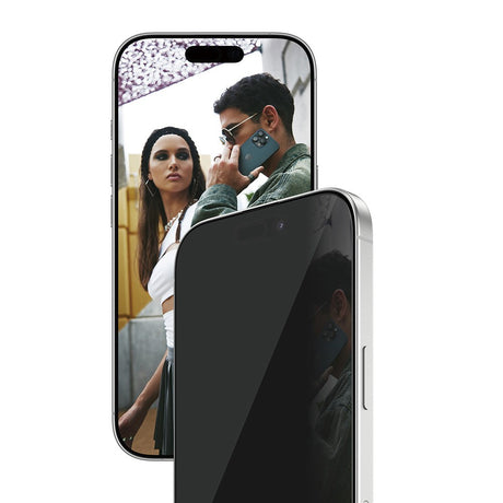 SAFE by PanzerGlass iPhone 17 / 16 Pro Ultra-Wide Fit Skjermbeskyttelsesglass - Privacy Funksjon - Gjennomsiktig