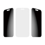 SAFE by PanzerGlass iPhone 17 / 16 Pro Ultra-Wide Fit Skjermbeskyttelsesglass - Privacy Funksjon - Gjennomsiktig