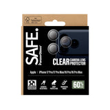 Safe by PanzerGlass iPhone 17 Pro / 17 Pro Max / 16 Pro / 16 Pro Max Kameralinsebeskyttelse - Gjennomsiktig / Svart
