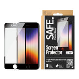 SAFE by PanzerGlass Edge-to-Edge Fit Skjermbeskyttelse - iPhone 8/7/6/6s/SE (2020/2022) - Gjennomsiktig/Svart Kant