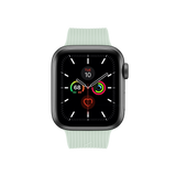 Apple Watch (38/40/SE/41/42mm) Native Union Curve Strap Silikonstropp - Grønn