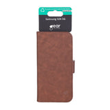 GEAR Samsung Galaxy S24 Flippdeksel i Skinn med Lommebok - Brun