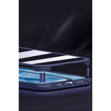 iPhone 12 / 12 Pro 360° Hybrid Deksel m. Glass Bakside og Forside - Sort