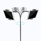 Nettbrett GulvStativ 360° Fleksibelt - Sort