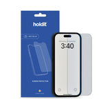 iPhone 16 / 15 / 15 Pro Holdit Skjermbeskytter Herdet Glass - Case Friendly - Gjennomsiktig