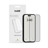 Samsung Galaxy S24 Holdit Skjermbeskytter i Herdet Glass 9H - Black Edge